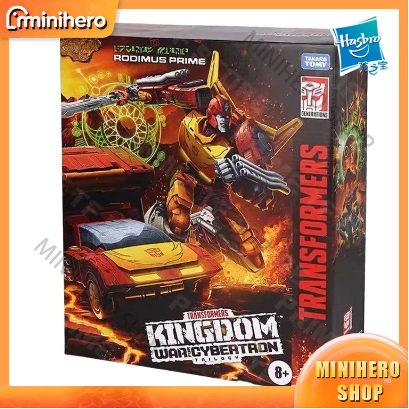 In Stock Original Hasbro Transformers War for Cybertron Kingdom WFC-K29 Rodimus Prime Commander Class Super Action Figure