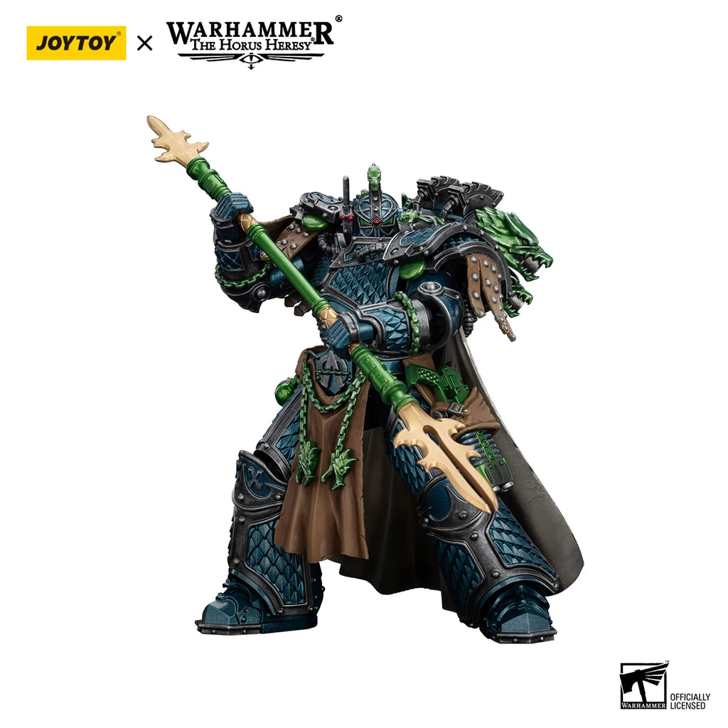 [НАЛИЧНОСТ] JOYTOY Warhammer 30K 1/18 Екшън фигурки Алфа Легион Алфарий, Примарх на XX-ти легион Модел играчка за момче