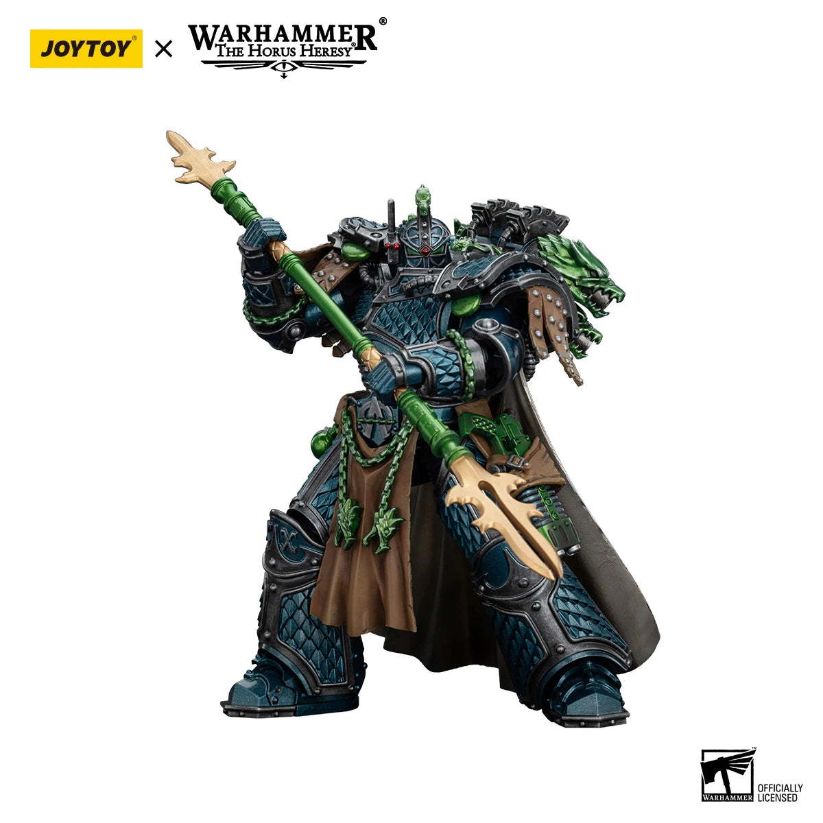 [НАЛИЧНОСТ] JOYTOY Warhammer 30K 1/18 Екшън фигурки Алфа Легион Алфарий, Примарх на XX-ти легион Модел играчка за момче