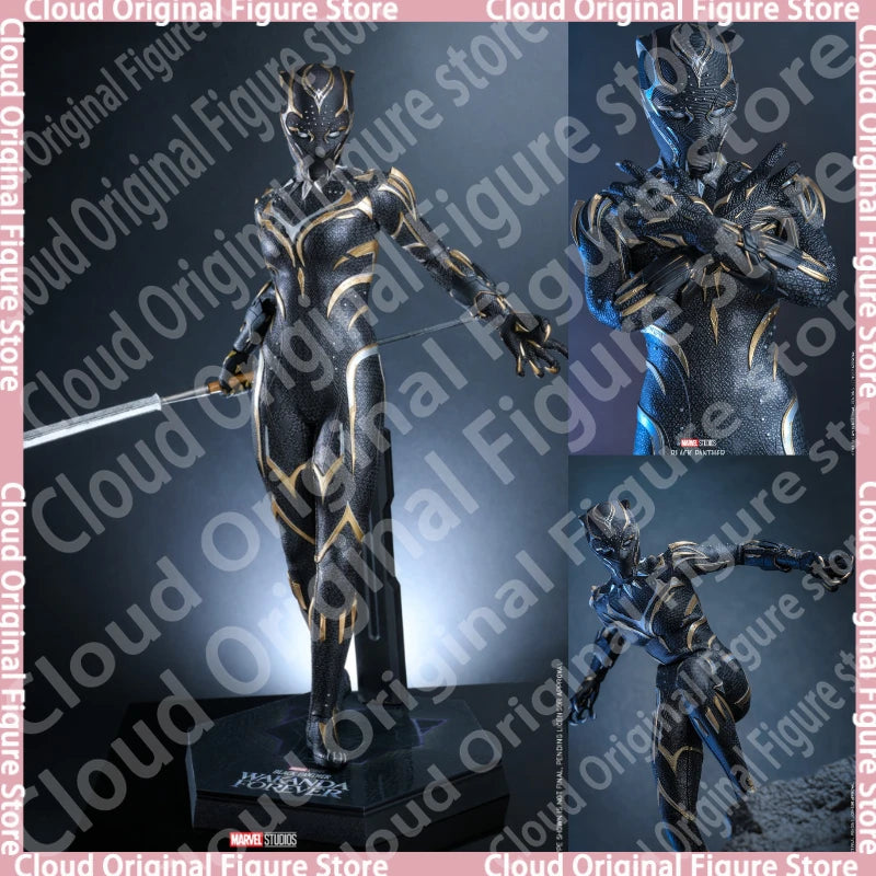 In Stock Hottoys Ht MMS675 1/6 Female Soldier Black Panther 2 Africa Wakanda Princess Shuri Full Set 12in Action Figures Hobby