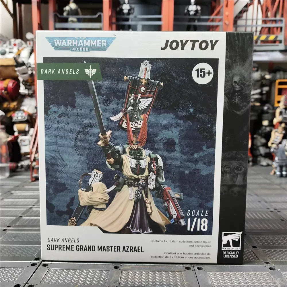 【MT】JOYTOY 1/18 Action Figure Warhammer 40K Dark Angels  Master Azrael Anime Toys Christmas Gift