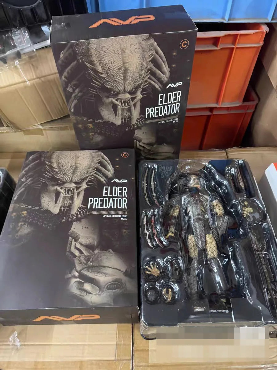 New 1/6 Scale The Predator Action Figure Scar Predator MMS190 PVC Hot Toys For Man Gift For Birthday Doll Anime Figure Model