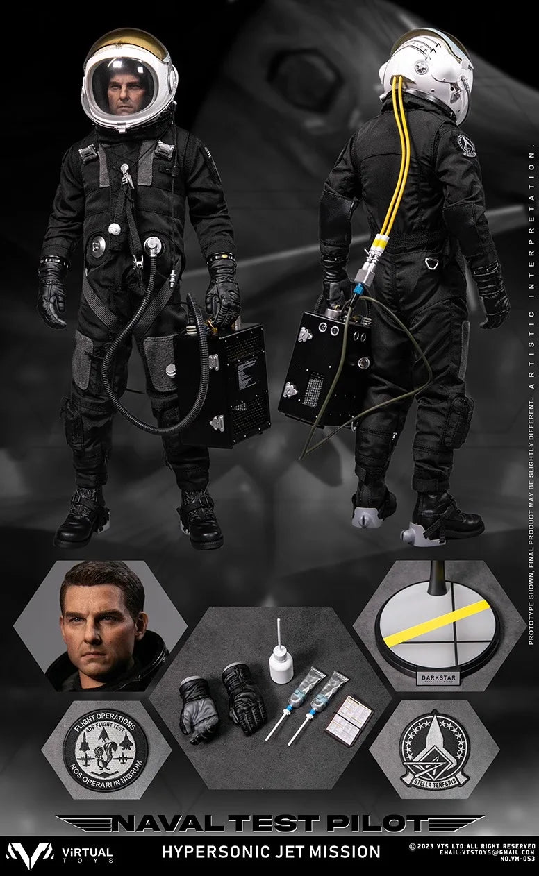 【In Stock】Original VTS TOYS VM-053 HYPERSONIC MISSION NAVAL TEST PILOT 1/6 Action Figure Model
