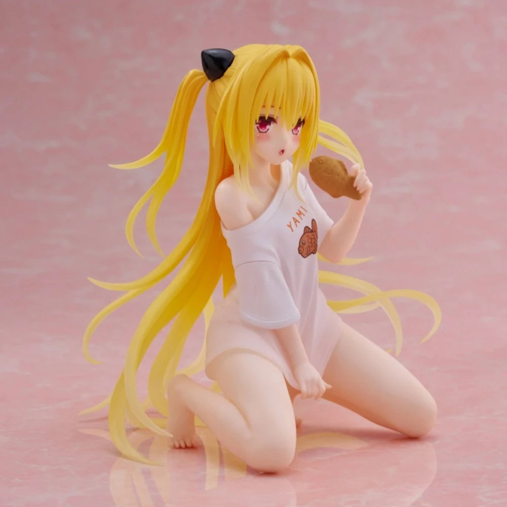 In Stock Taito Original Genuine To Love-Ru Darkness Golden Darkness Konjiki No Yami Room Wear Ver 13cm Model Desktop Cute Figure