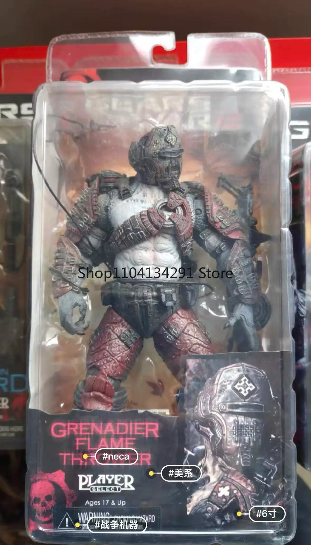 Original Storm Toys Gears of War Full Series Soldier Figures 6-inch Beast Rider 18cm Articulated Action Figure Collector's Gift