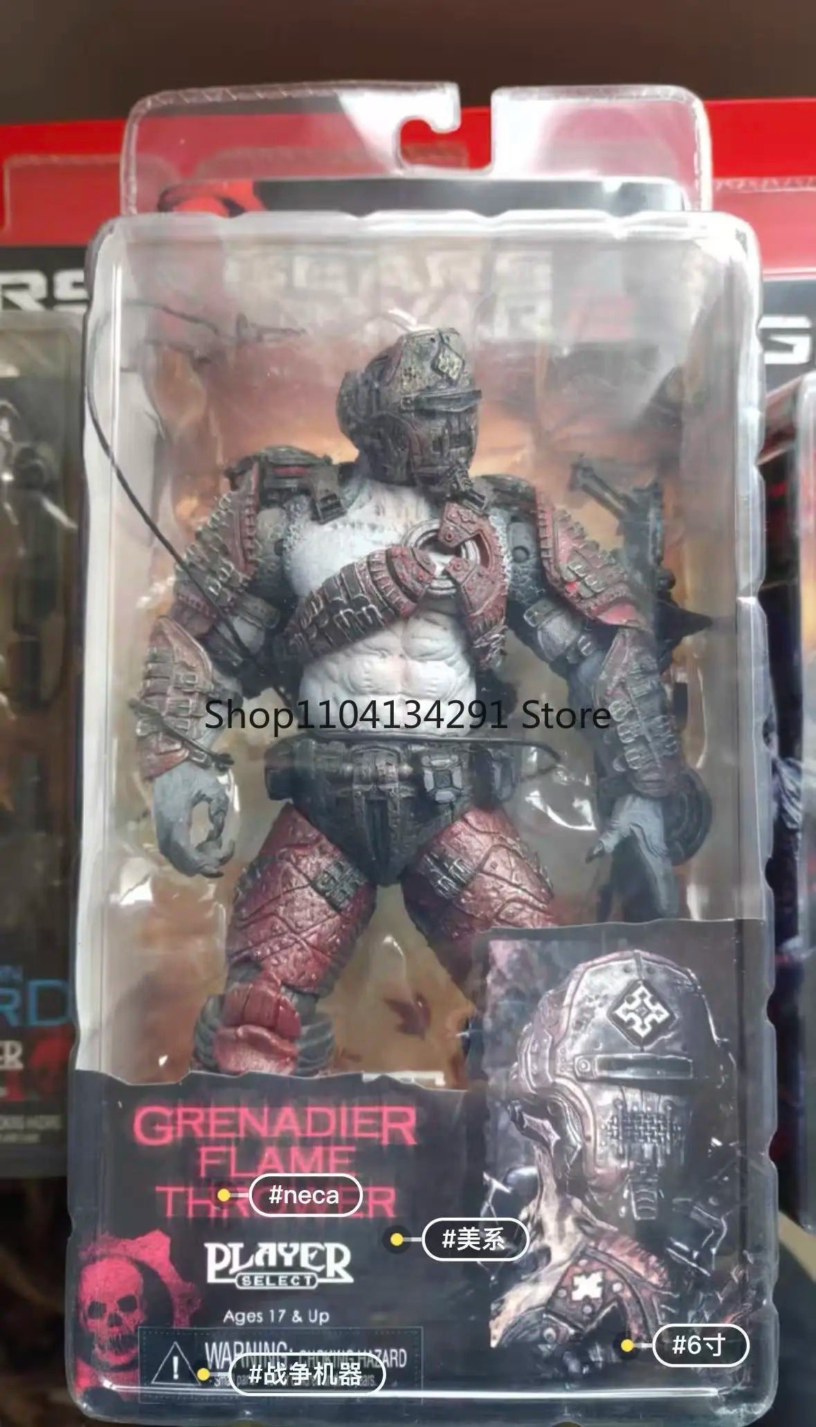 Original Storm Toys Gears of War Full Series Soldier Figures 6-inch Beast Rider 18cm Articulated Action Figure Collector's Gift