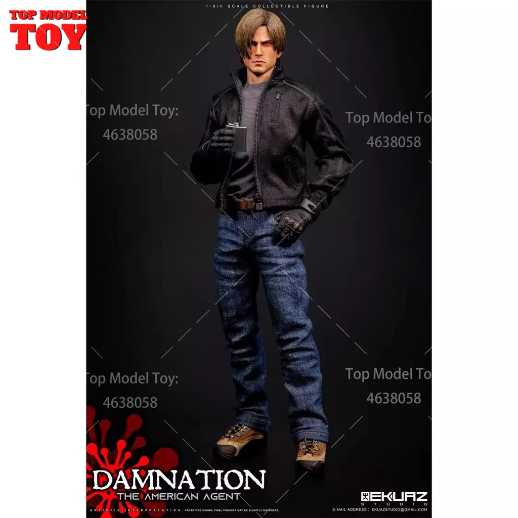 2025 Q2 EKUAZ STUDIO EKS09 1/6 The American Agent Male Soldier Figurine Model 12'' Action Figure Full Set for Collectible