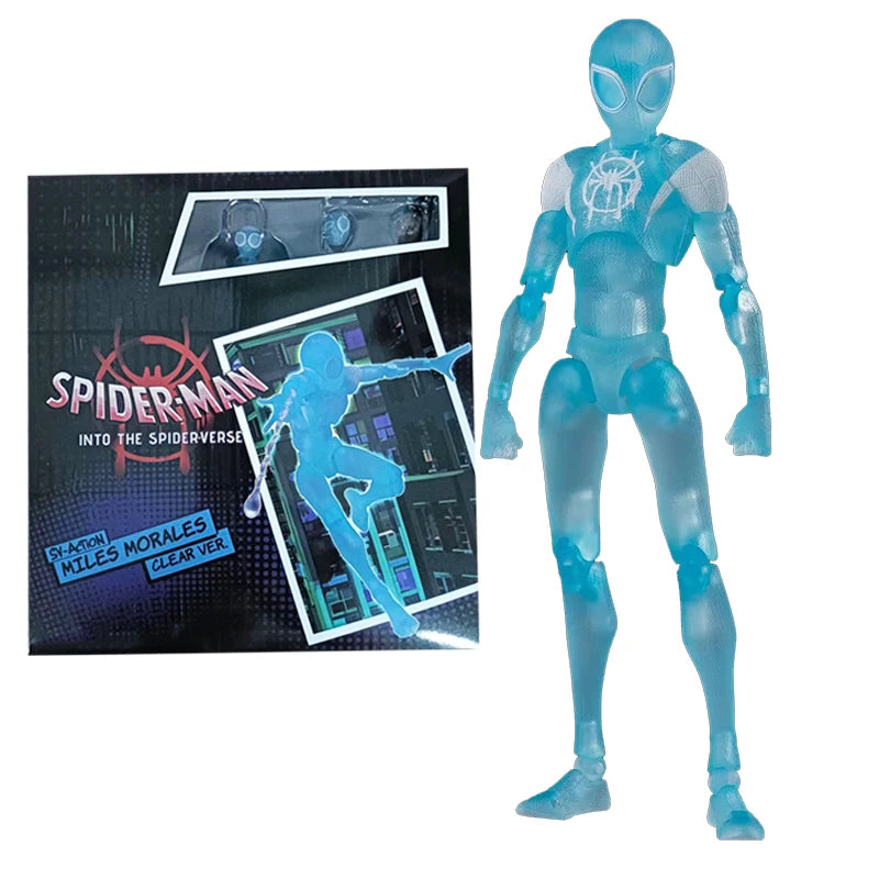 Sentinel Sv Action Miles Morales Gwen Stacy Figure Spiderman Model Spider-man Into the Spider Verse Peter Miles Figurine Toys