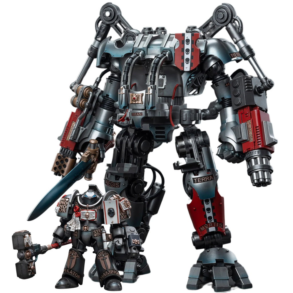 JOYTOY Warhammer40k 1/18 Action Figure Mecha Grey Knight Nemesis Dreadknight Anime Figures Toys Model Gift