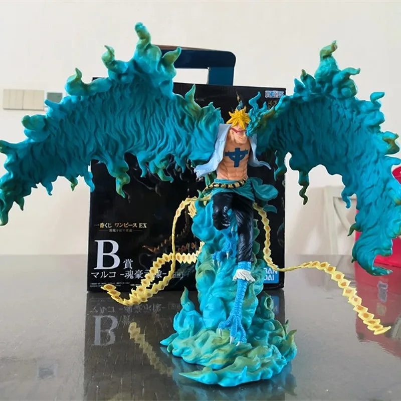 Bandai Original Bp One Piece Ichiban Kuji Marco Kaido Devil Fruit Ability Person Anime Figure Collection Model Toys Gift Models