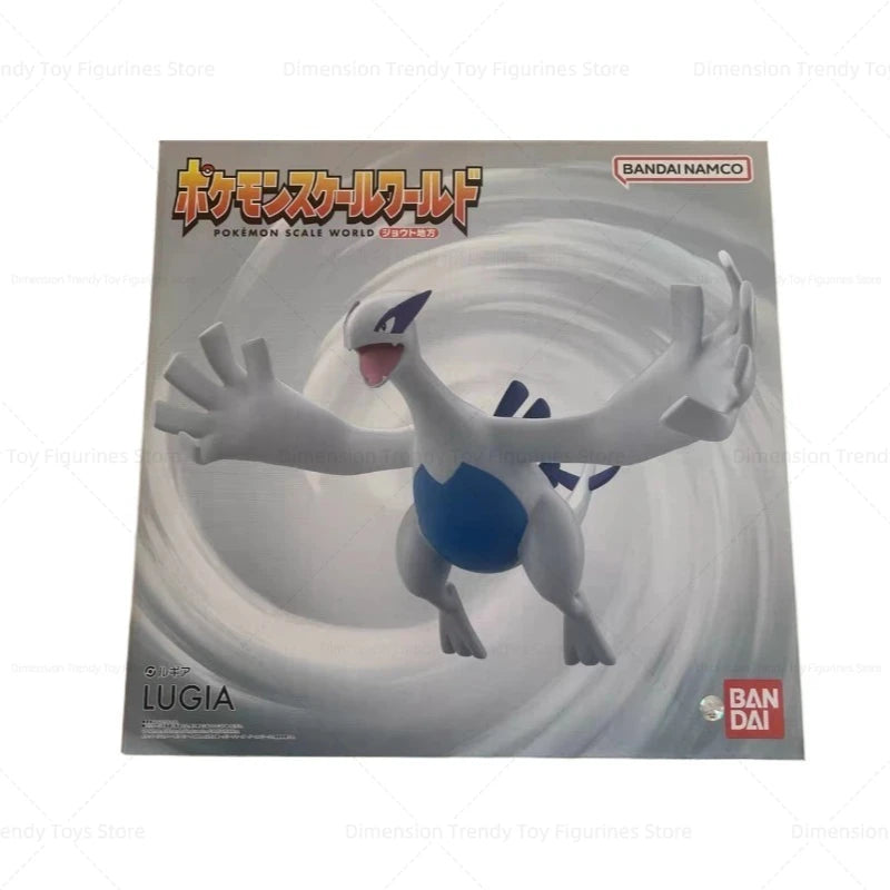 Bandai In Stock Original Jouto Region Anime Pokemon Scale World Lugia Action Figures Model Toys Gifts Collectible Ornament DT