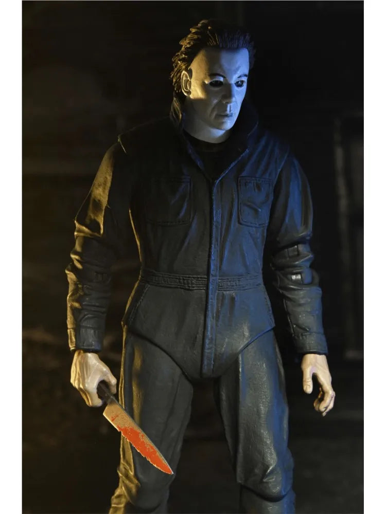 NECA 60655 Toys Halloween Resurrection Action Figure Ultimate Michael Myers 18cm Collection Original Model Doll Decoration Gift