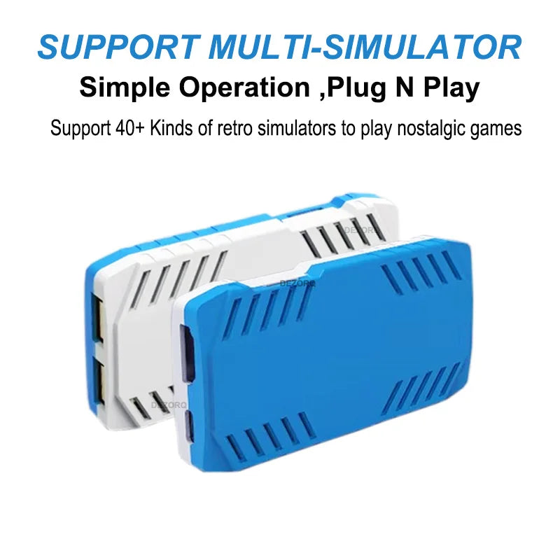 New TV Game Console 128G Built In 50000 Retro Games 50 Emulators Videojuegos Consola Dual Wireless Gamepad X10 Pro Game Stick 4K