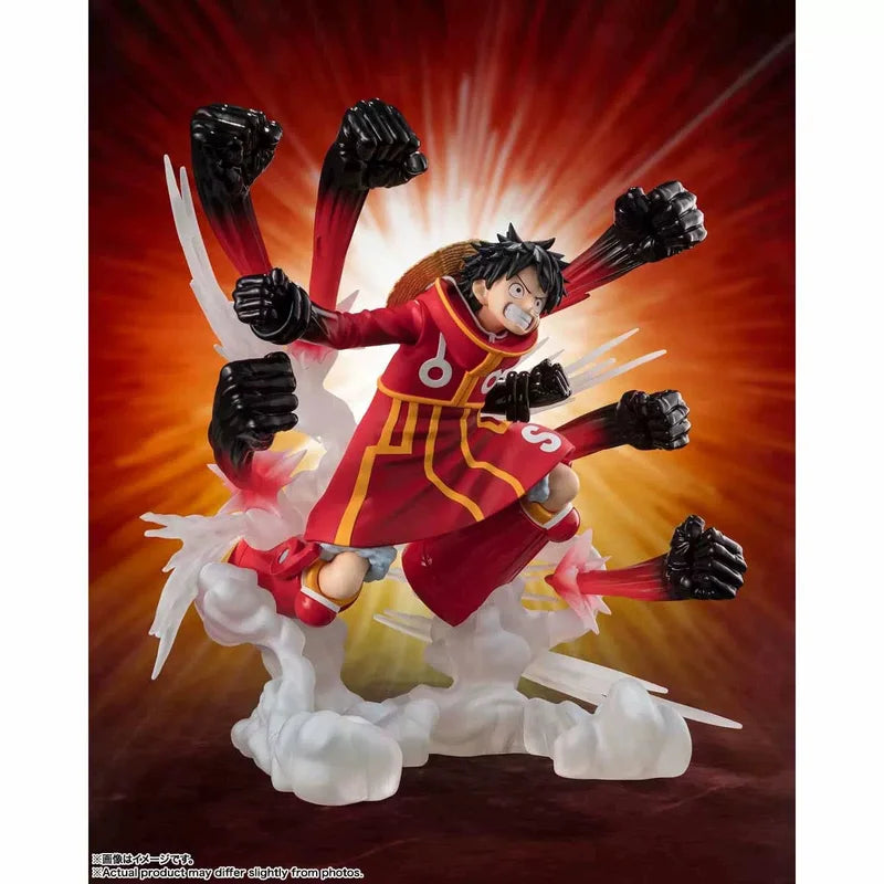 Bandai One Piece Luffy Gum Hawk Gatling Action Figure - Extra Battle Collectible Toy for Boys Anime Figuarts ZERO Handmade