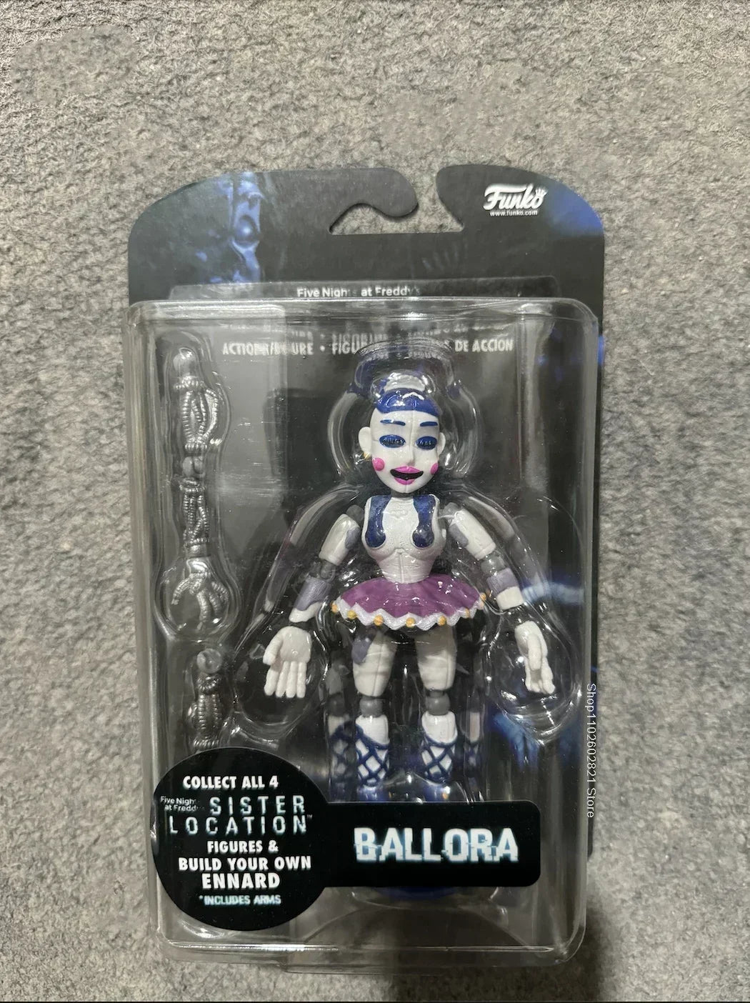 New Five-Inch FNAF Sister Location Action Figures Funtime Freddy Foxy Ballora
