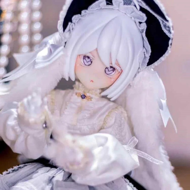 In Stock Ufdoll Blind Box Tea Plus Series 1/5 Bjd Anime Peripheral Figure Articular Mobility Desktop Ornament Collectible Gift