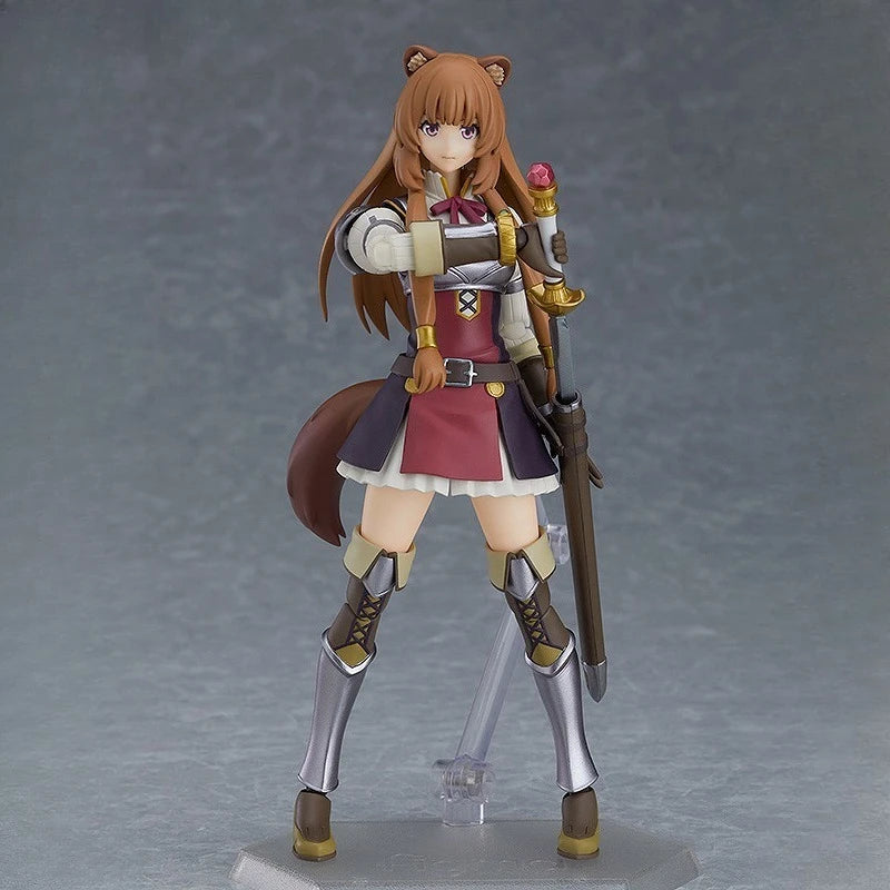 Max Original Figma Series The Rising of The Shield Hero：Raphtalia Anime Action Figure Assembly Model Toys Collectible Ornaments