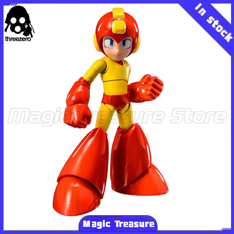 【MT】threezero 3Z0874 MDLX Megaman (FIRE STORM) Action Figure Model Toy Gifts
