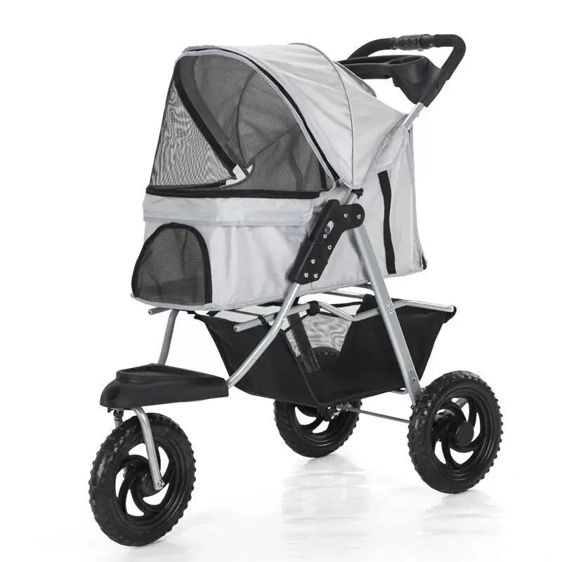 Wholesale Customization Easy To Walk Folding Travel Carrier Dog Stroller