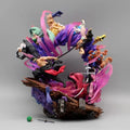 24 cm One Piece Anime Figuren Zoro Gk Figurine Onigashima König der Hölle Actionfigur PVC Statue Modell Dekoration Geschenk Spielzeug