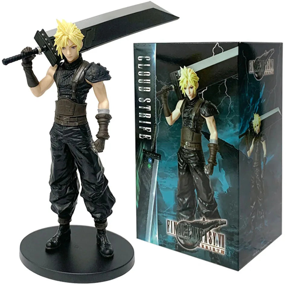 22,5 см VII Римейк версия Амин фигурка Cloud Strife PVC екшън фигурка колекционерски модели играчки коледни подаръци