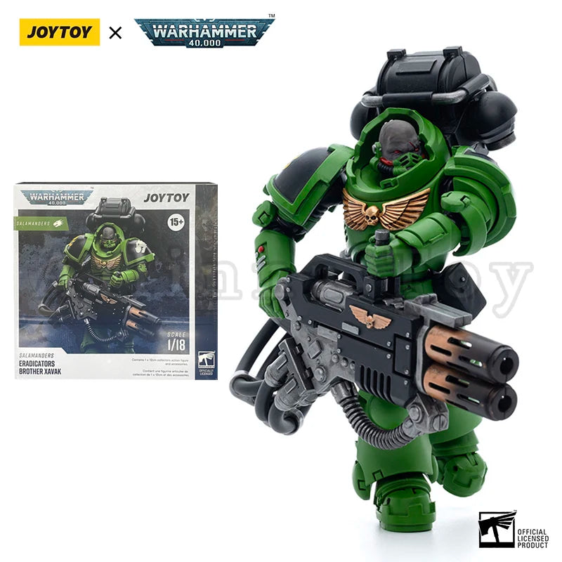 JOYTOY 1/18 Action Figure 40K Salamanders Eradicators Re-issue Version Anime Military Model