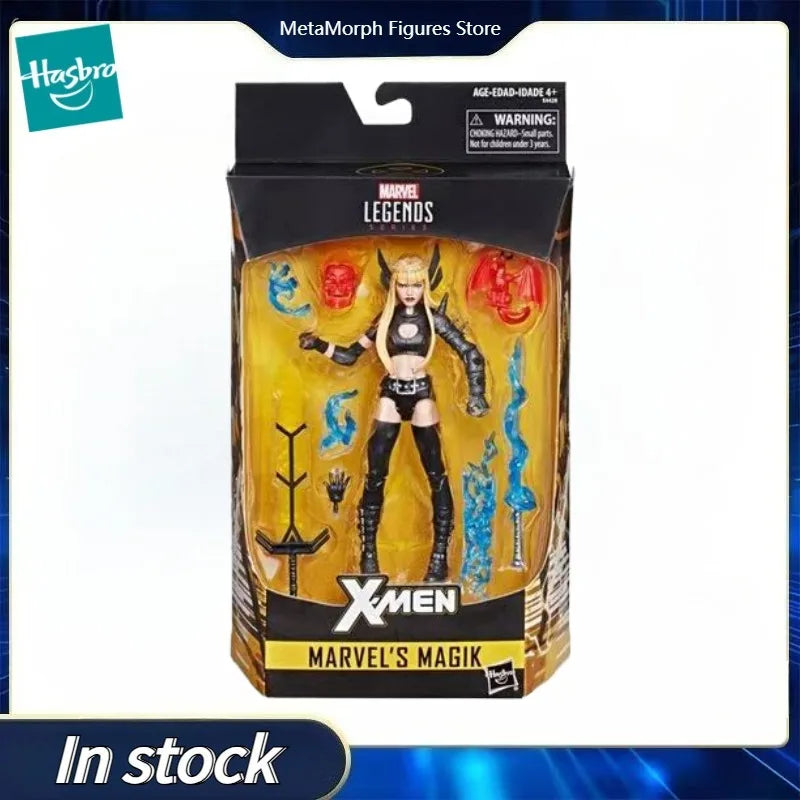 Original Hasbro Marvel Legends Series X-MEN Magik Anime Figure Model Collection Toy