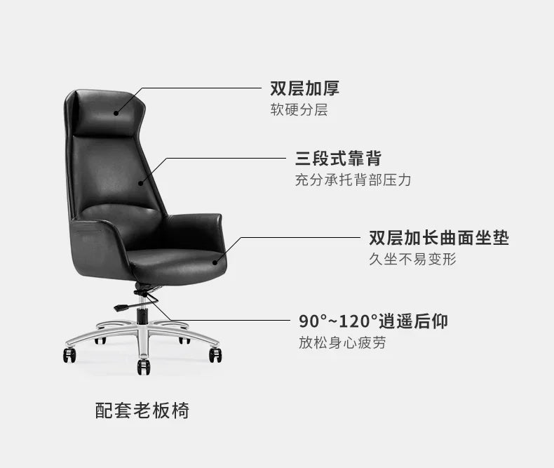 L Reception Office Table Adjustable Executive Work Pc Writing Desk Study Modern Mesa Escritorio Desk Accessories Furniture