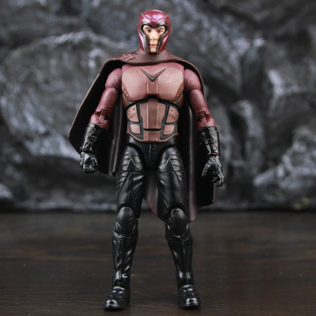 Marvel Legends Young & Old Magneto 6" Action Figure 2000 X-Men Film Movie Toys Doll Model From Professor X 2 Pack