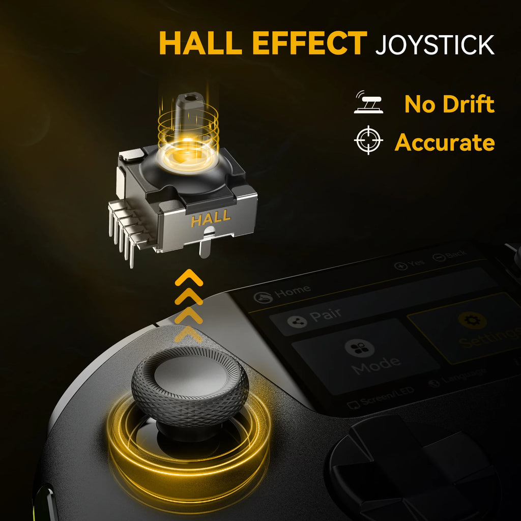 Manbaone 50 Smart Wireless Gamepad Pc Bluetooth Joystick Controller Joystick 2 Inch Screen Steam Mobile Game controller