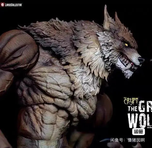 LC The Crypt Fenrir Son Of Loki Nordic Mythological Giant Wolf Full Set 10inch Action Figure Body Fury Animal Model Toys Gifts