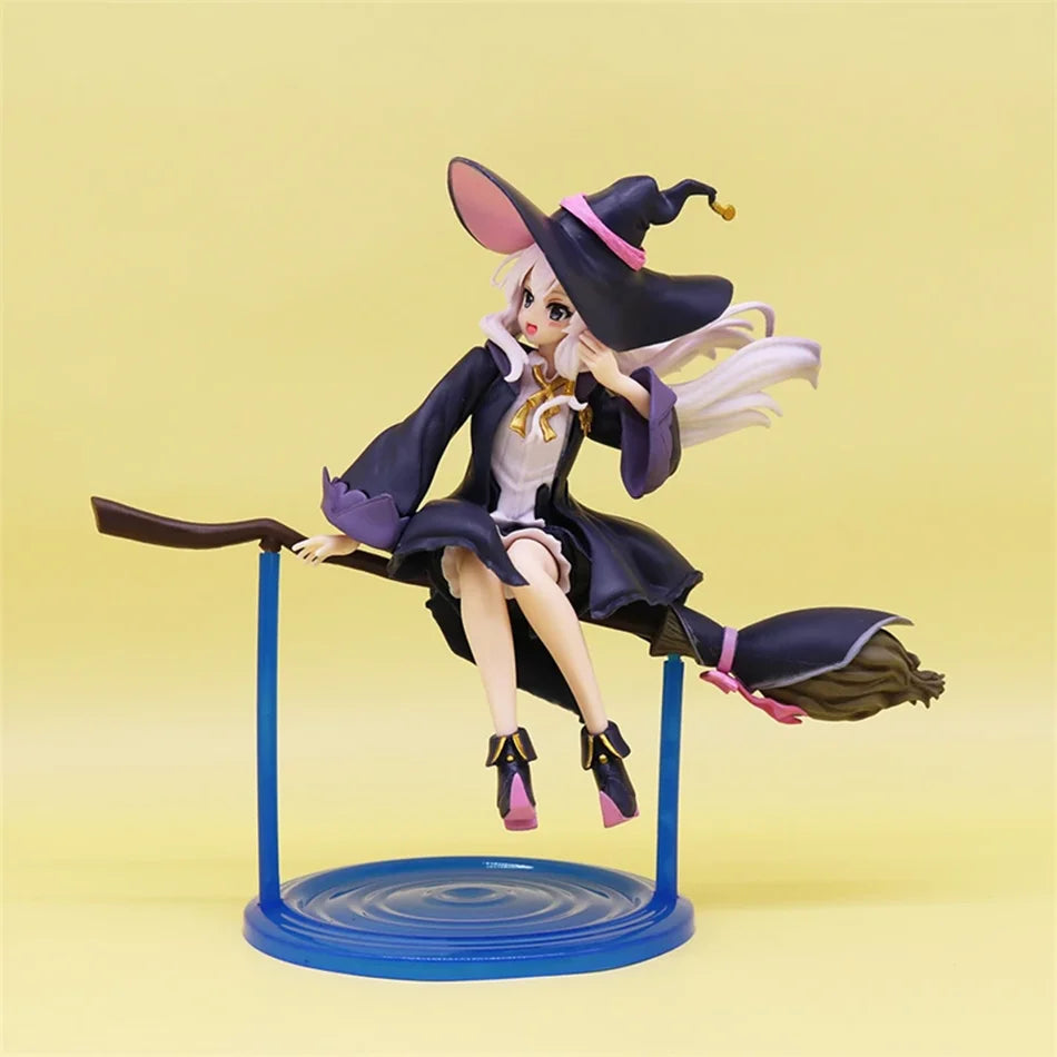 19cm Elaina Anime Figure Wandering Witch: The Journey of Elaina Action Figure Witch Figurine Collection Model Toy Halloween Gift