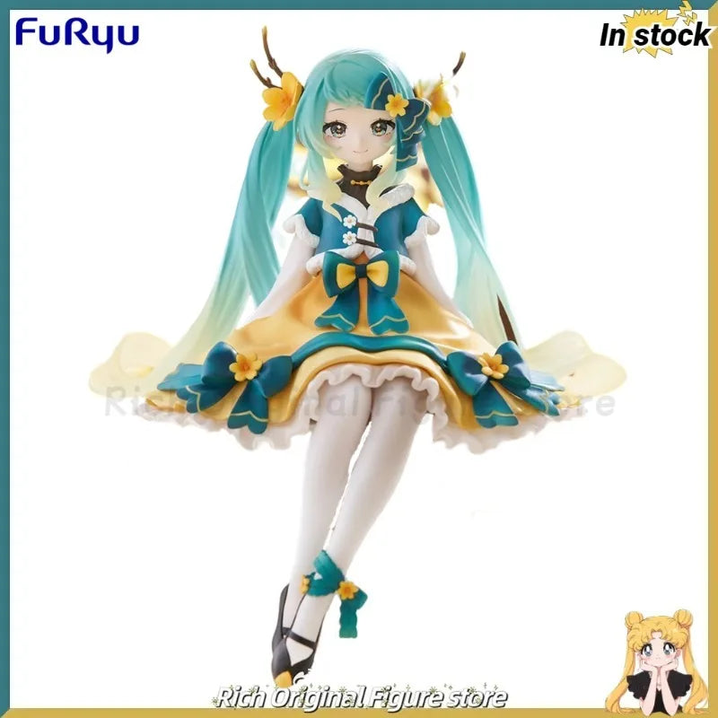 【In Stock】Original FuRyu Noodle Stopper Hatsune Miku — 2025 New Year’s Model — (to Be Inspected Information) Anime