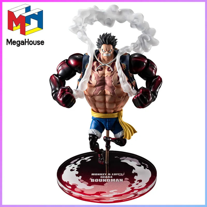 MEGAHOUSE VARIABLE ACTION HEROES ONE PIECE MONKEY D LUFFY GEAR 4 BOUNCE MAN POSEABLE ACTION FIGURE OFFICIALLY LICENSED original
