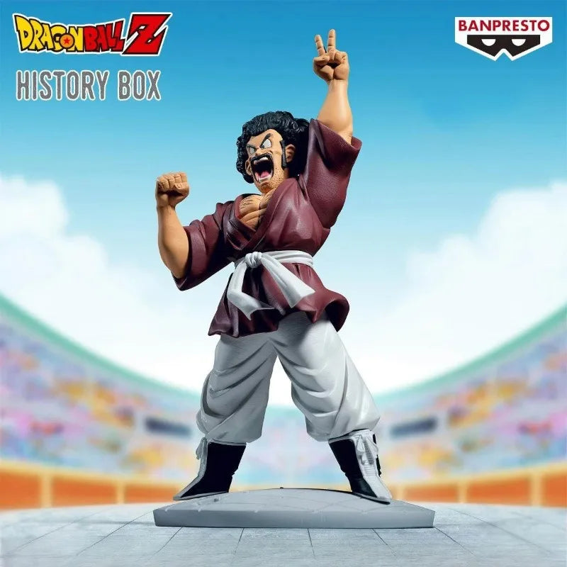 In Stock Bandai Banpresto Original History Box Anime Dragon Ball Z Mr. Satan Action Figure Model Toy Collection Birthday Gift DT