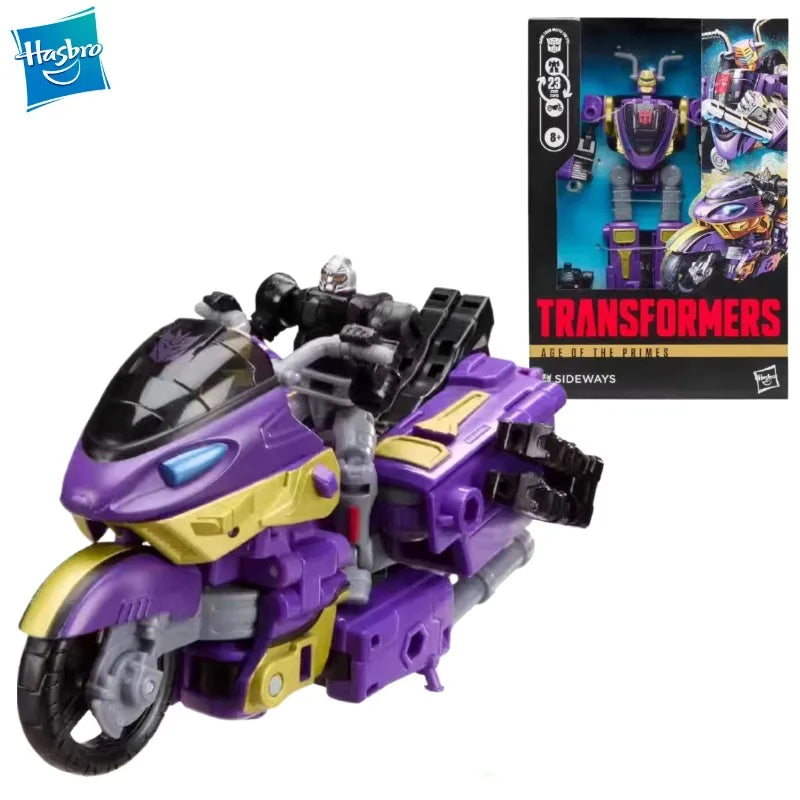 【Pre-sale June 2026】New Original Hasbro Transformers Age of The Primes Sideways with 2 Mini-Con Voyager Class Action Figure
