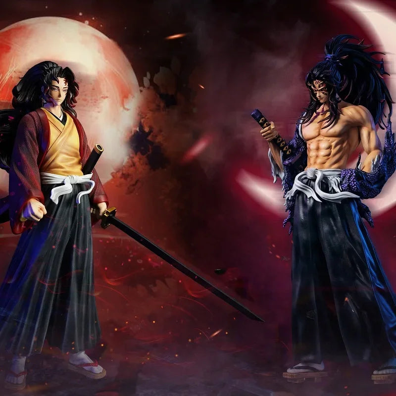Anime Demon Slayer Kimetsu No Yaiba Figure Giyuutarou Daki Kokushibo Tsugikuni Yoriichi Douma Inosuke Action Figures Model Toys