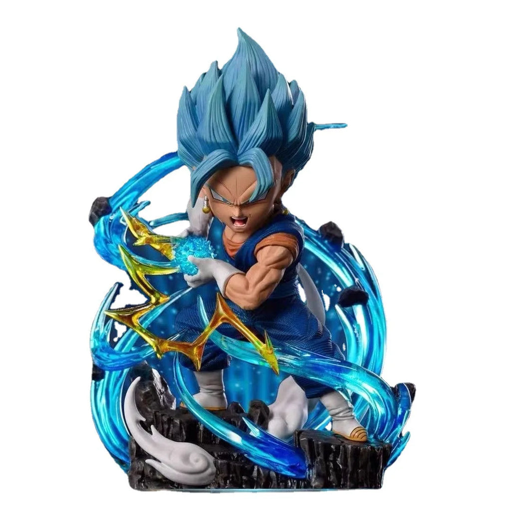 Q-Version Dragon Ball Z Vegeta Figur Vegetto Figur 11CM PVC Actionfiguren Sammlung Modell Spielzeug