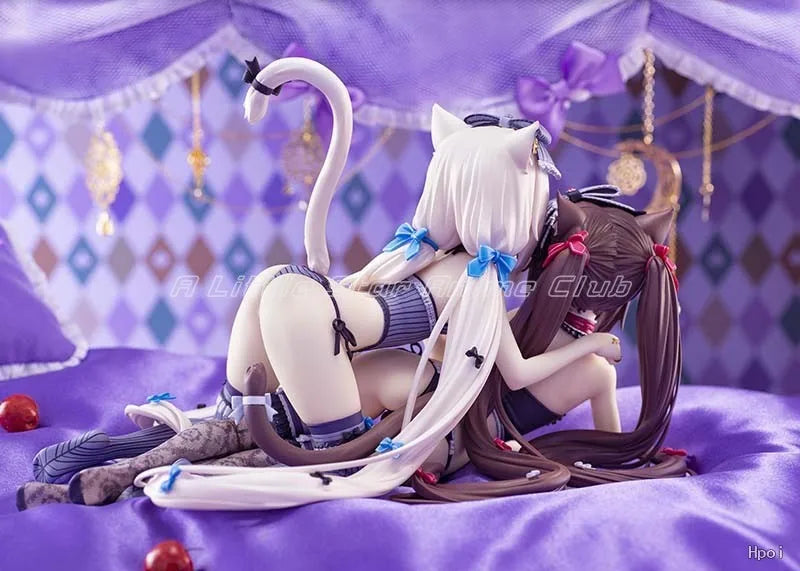 Original FLARE NEKOPARA Chocola/ Vanilla Cartoon Figures Model Collection Toys