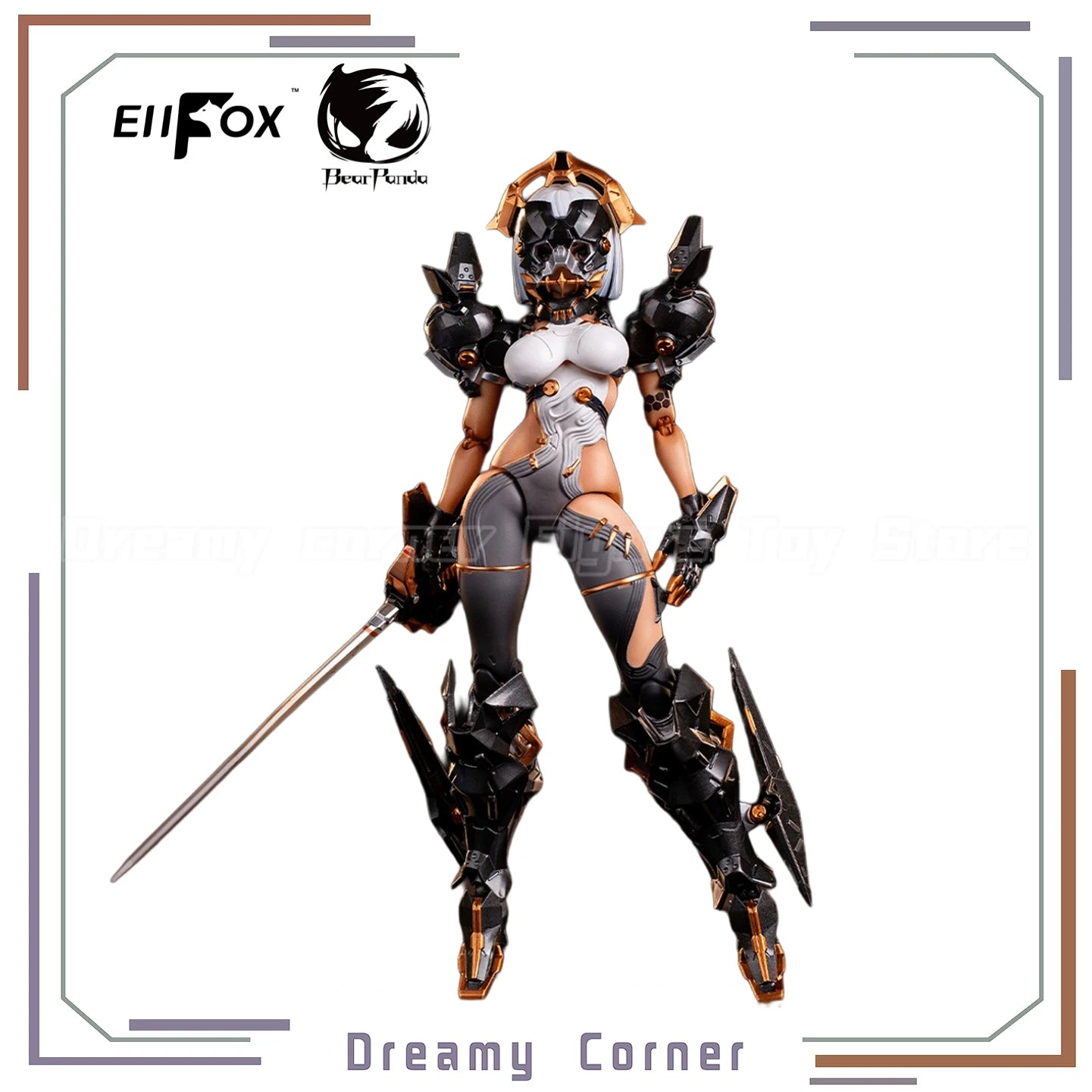 【In Stock】Original Eiifox BearPanda Blith 1/12 Action Figure Ornament Toy Gift