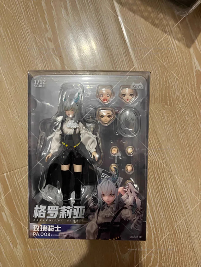 1/12 Scale Medieval European Style Knight Miss Gloria 6-inch Full Set Action Figure Soldier Height About 15.5CM HASUKI PA008