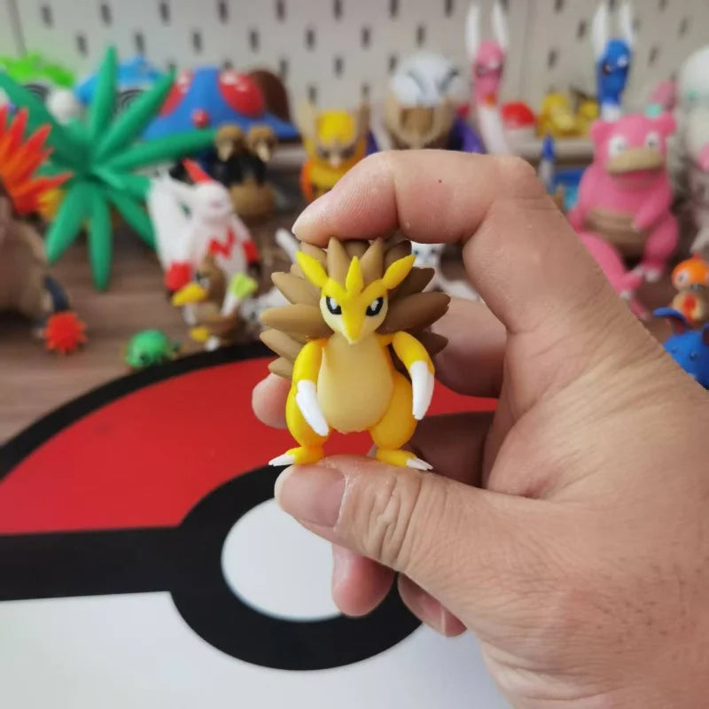New Anime Sandslash Sandshrew Action Figure Proportion World 1:20 Diy 3dDPrinting Cartoon Character Desktop Statue Kids Gift Toy