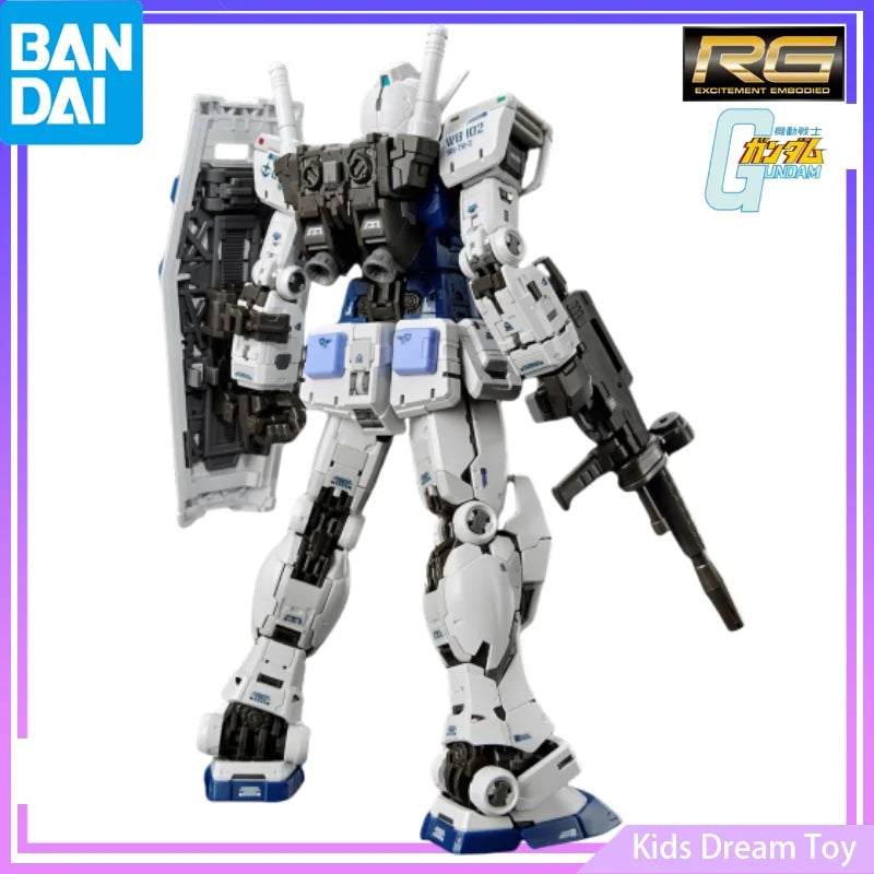 Bandai Original RG THE GUNDAM BASE LIMITED RX-78-2 GUNDAM Ver.2.0[THE GUNDAM BASE COLOR] Anime Action Figures Toys Assembly Kids