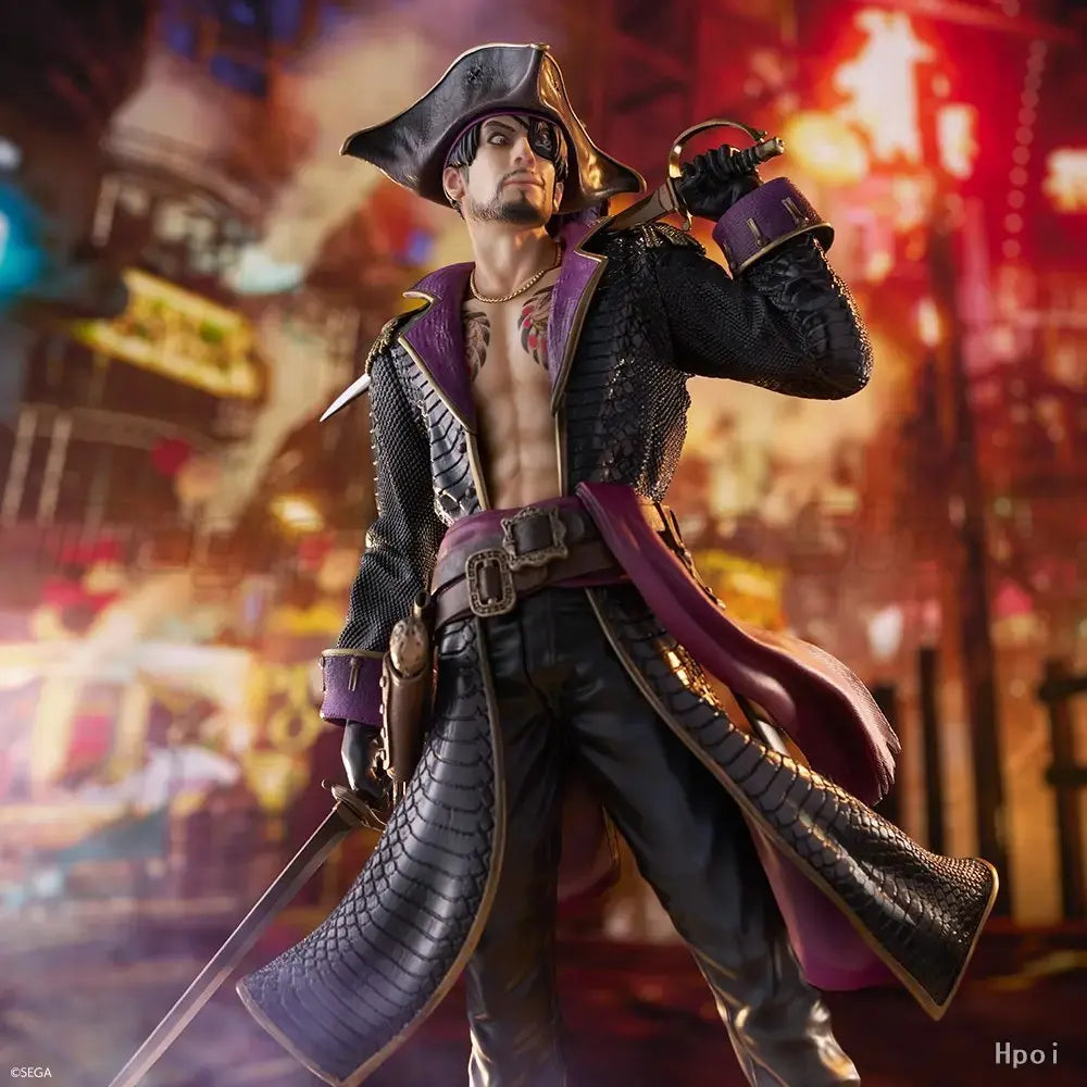 【MT】Pre-sale S-FIRE Like A Dragon 8 Side Story Pirates in Hawaii Majima Goro 1/7 Scale H26cm Anime Figure