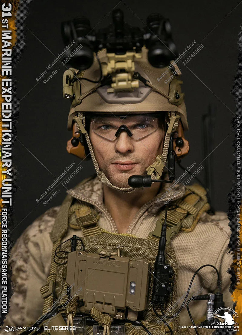 DAMTOYS DAM 78088 1/6 Scale Collectible 31st Marine Expeditionary UnitForce Reconnaissance Platoon Male Solider Action Figure