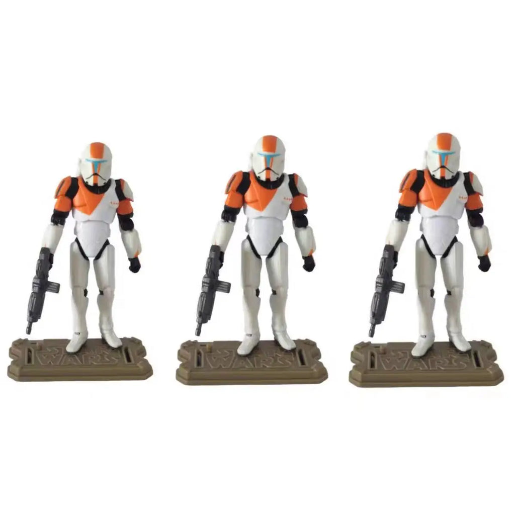 In Stock Lot SW Clone Wars Action Figure Commando Boss 3.75" Loose Anime Figure No Box Collectible Model Desktop Decoration Toys