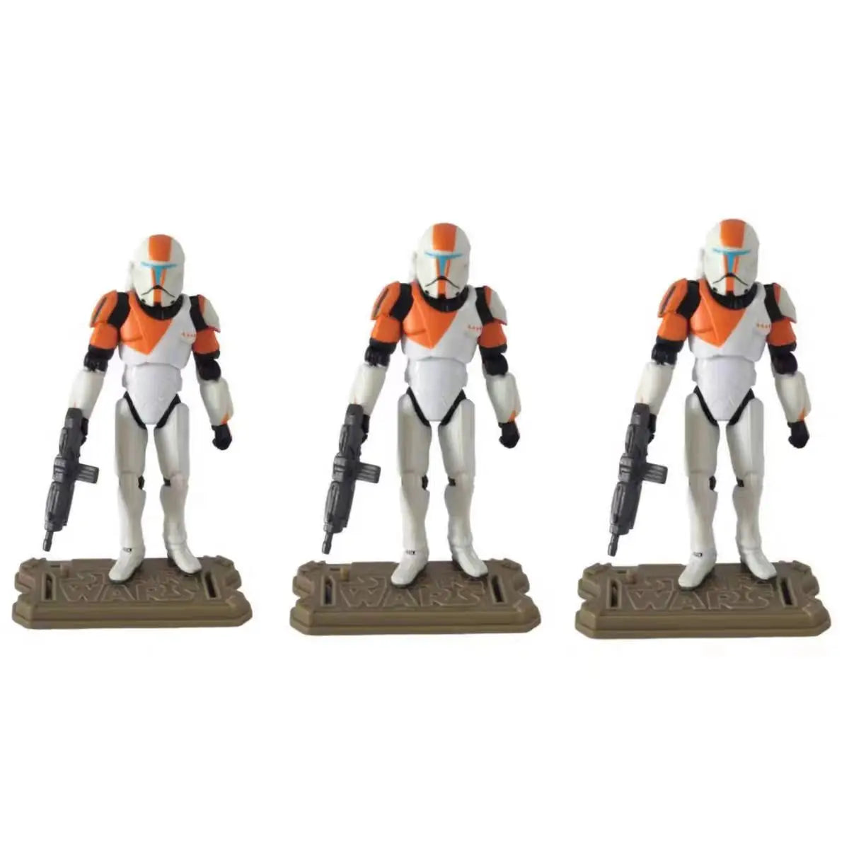 In Stock Lot SW Clone Wars Action Figure Commando Boss 3.75" Loose Anime Figure No Box Collectible Model Desktop Decoration Toys