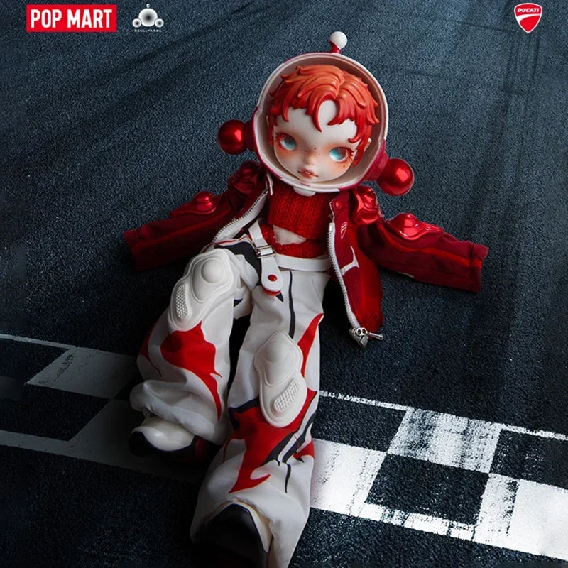 POP MART SKULLPANDA x DUCATI 1/6 Action Figure Series Blind Box Mystery Box Toys Kawaii Ornaments Figurines Home Decor Desktop