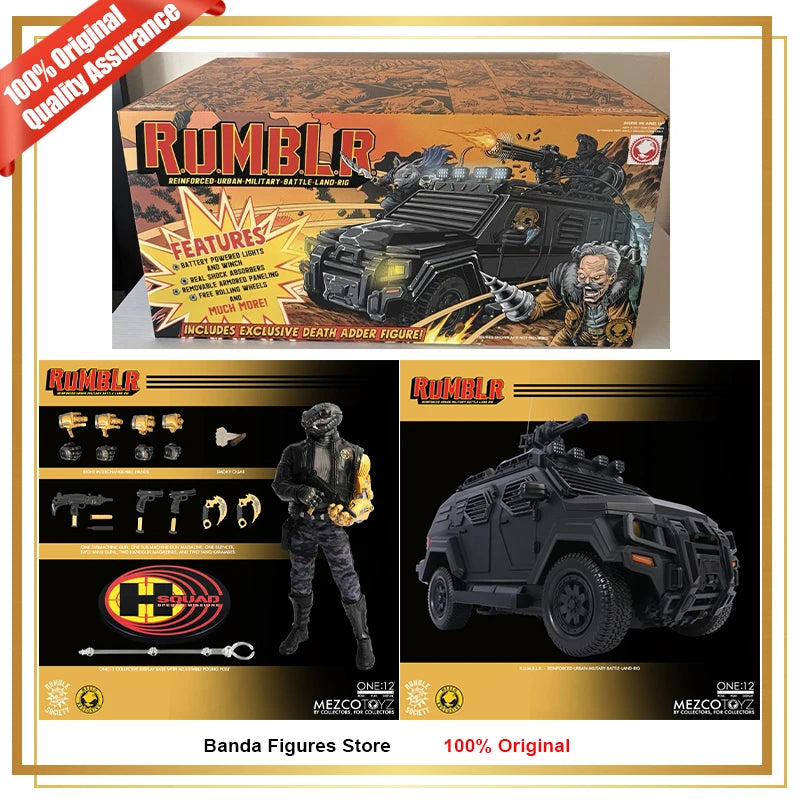 Original Mezco Toyz Rumblr Vehicle Death Adder One:12 Collective SDCC 2025 In Stock Anime Action Collection Figures Model Toys