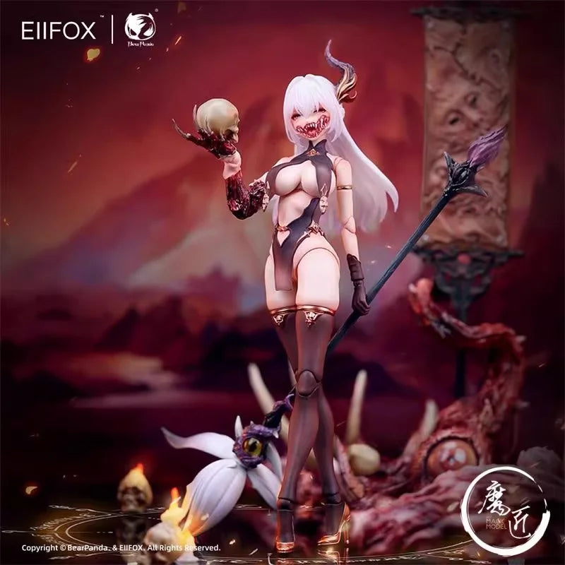 【Spot Goods】Bear Panda & Eiifox Chinese Mythology Series: Painted Skin 1/12 Scale Painted Action Figure